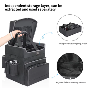 BSCI nhà máy tùy chỉnh máy ảnh xe đẩy túi cho thiết bị nhiếp ảnh chuyên nghiệp lớn Túi máy ảnh trường hợp khó khăn túi máy ảnh với bánh xe - Product Image 5