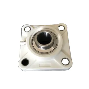 40mm 4 Bolt SUCF208 square Plastic Housing Stainless Steel Pillow Block Bearing for Food Machinery