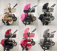 Poussette pour bébé 2-en-1 High Landscape Travel System et poussette pliable pour bébé