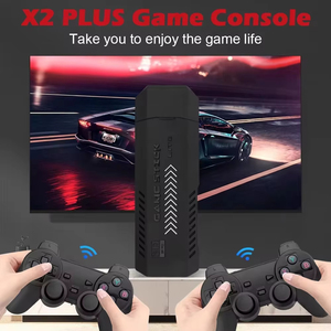 P New X2 Cộng Với Trò Chơi Thanh Gd10 Pro 4K HD Retro Video Trò Chơi Giao Diện Điều Khiển Không Dây Điều Khiển 64G 30000 Trò Chơi TV 50 Giả Lập Cho Ps1/N64 - Product Image 2