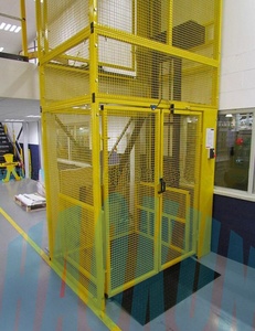 Chất lượng cao giá rẻ nhà máy thủy lực hàng hóa thang máy xách tay điện hướng dẫn đường sắt hàng hóa Thang Máy Giá CE - Product Image 3