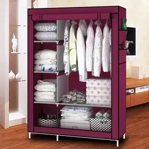 gabinete de almacenamiento de ropa de bebé Suppliers-Armario plegable de tela no tejida, ropero de tela, venta directa de fábrica, barato, 2021