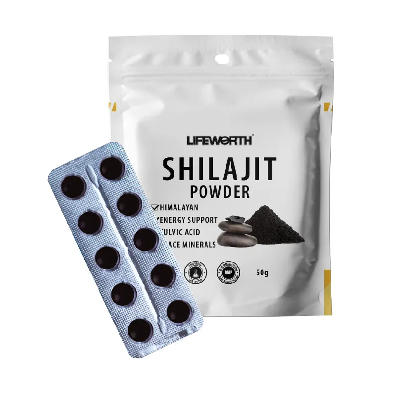Life worth Shilajit Factory Supply Großhandel Himalaya Shilajit Pulver Shilajit Extrakt Fulvin säure