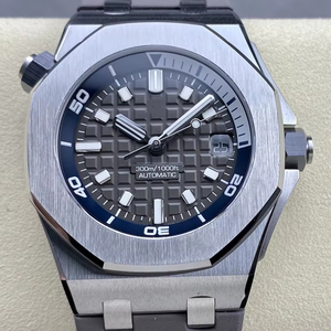 Reloj Mecánico de Lujo de la Mejor Calidad, Resistente al Agua, 42 mm, Fábrica ZF, Movimiento 4308, Esfera Gris Luminosa 15720, Reloj Super Diver - Product Image 1