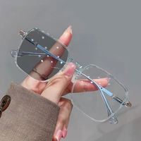 Gafas con Logotipo Personalizado, Anti Luz Azul, Fotocromáticas, Metálicas, Anti Radiación para Hombre y Mujer