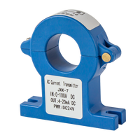 Transmetteur de courant AC/DC Hall, sortie 0-10V/4-20mA/RS485, 1-5V/0-5V, 100-1000A, à trou fendu, pour automatisation industrielle, précision 0,2%, CE