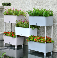 Kit de Jardinage Vertical d'Intérieur 3 Couches de Haute Qualité pour Micro-légumes, Légumes, Fruits, Herbes – Pot Auto-Arrosant pour Plantes d'Intérieur