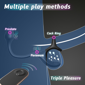 Großhandel Sexspielzeug für Paare Fernbedienung Vibrator Cockring Adult Sexspielzeug Männlicher Verzögerung sring Sextoy Penis Ring Liebes spielzeug - Product Image 2