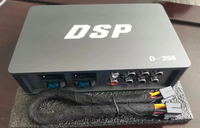 Amplificador DSP para Auto, Procesador de Audio BT, Específico para Vehículo, Plug and Play, Sin Modificaciones de Cableado, Amplificador de 4 Entradas y 6 Salidas
