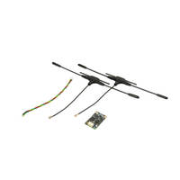 Récepteur ELRS Gemini double bande 2,4 GHz 900 MHz 100 mW avec télémétrie et diversité ExpressLRS ultra-léger pour drones RC FPV de course