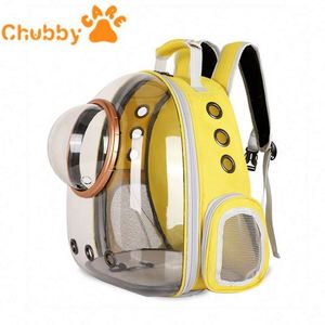 Mochila transportadora de mascotas tipo cápsula espacial, transparente y brillante, de gran espacio, para exteriores, la más vendida. - Product Image 3