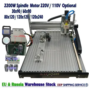 Machine de gravure CNC LYFS 3090 6090 80120 avec commande DAPSCNC hors ligne, routeur CNC LY, graveur, perceuse, fraiseuse, tour - Product Image 3