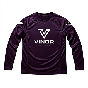Maillots de compression à manches longues respirants et à séchage rapide de haute qualité avec logo personnalisé pour hommes, kits de conception MMA, détection par aiguille - Product Image 1