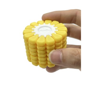 Juego de ensamblaje de rompecabezas de maíz en 3D, juguete educativo para niños y adultos mayores de 8 años, unisex, color amarillo con base blanca - Product Image 2
