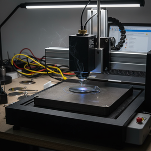 Piastra ovale in lega di zinco 25x33mm per macchine per incisione laser - Product Image 3