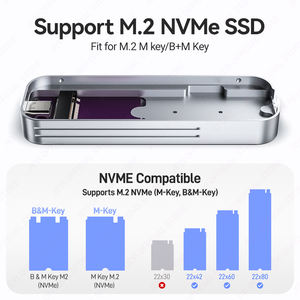 Внешний твердотельный накопитель JEYI I9GTR 4 ТБ M.<span class=keywords><strong>2</strong></span> NVMe без инструментов для установки, алюминиевый корпус, USB 3.<span class=keywords><strong>2</strong></span>/3.1 10 Гбит/с Type-C, портативный - Product Image 5