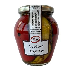 Tissi Grilled <b>Fresh</b> <b>Vegetables</b> 314 ml Pack of 6 Pcs Red and Yellow Bulgaria - Product Image 1