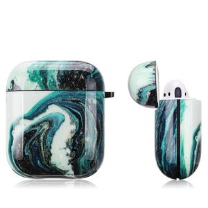 Wholesale <strong>Custom</strong> OEM Shockproof TPU Wireless Earphone Charging Protective <strong>Case</strong> for <strong>Airpod</strong> for Apple - White Marble - Product Image 5