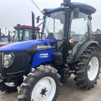 Tractor de Ruedas Shuangjia Lovol M804B de Segunda Mano, Tracción en las Cuatro Ruedas, 80HP, Motor Diésel de 4 Cilindros Weichai/Quanchai, Caja de Cambios Azul