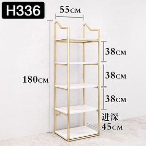 Idées de <span class=keywords><strong>décoration</strong></span> pour présentoir de chaussures, présentoirs de chaussures pour boutique, étagères de présentation de chaussures en or brillant pour <span class=keywords><strong>magasin</strong></span> de détail - Product Image 5