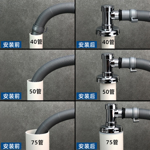 Joint d'étanchéité sans odeur 5075, connecteur de tuyau de drainage à trois voies pour un drainage efficace de la machine à laver - Product Image 5