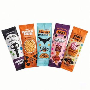 Custom Mini Pre-Roll Plastic Cali Tubes Embalaje 3-Three Side Seal Comestible Mylar Bag A prueba de olores 1mL Carros Embalaje para azúcar - Product Image 6