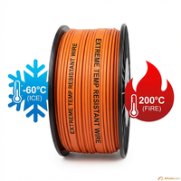 Cable de Silicona Ultraflexible de Alta Temperatura 12AWG 14AWG con Núcleo de Cobre Estañado para Batería de Bicicleta Eléctrica