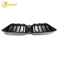 Grille de calandre avant en fibre de carbone pour BMW X3 G01X3M F97 X4 G02 X4M F98 LCI, type de remplacement pour grille de ventilation avant double lamelles