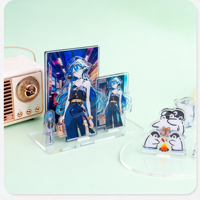 Support de présentation en acrylique, support pour photos souvenirs, image numérique holographique, époxy transparent, promotionnel, vente en gros, personnalisé