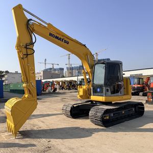 Excavatrice hydraulique sur chenilles Komatsu PC138US d'occasion de 13 tonnes, économique en carburant et robuste, pour chantier de démolition, en vente au Japon - Product Image 1