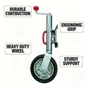 <span class=keywords><strong>Roue</strong></span> de manœuvre pivotante ERA de 10 pouces en zinc plaqué avec pneu en caoutchouc massif pour remorque de <span class=keywords><strong>caravane</strong></span>, bateau ou utilitaire australien - Product Image 3