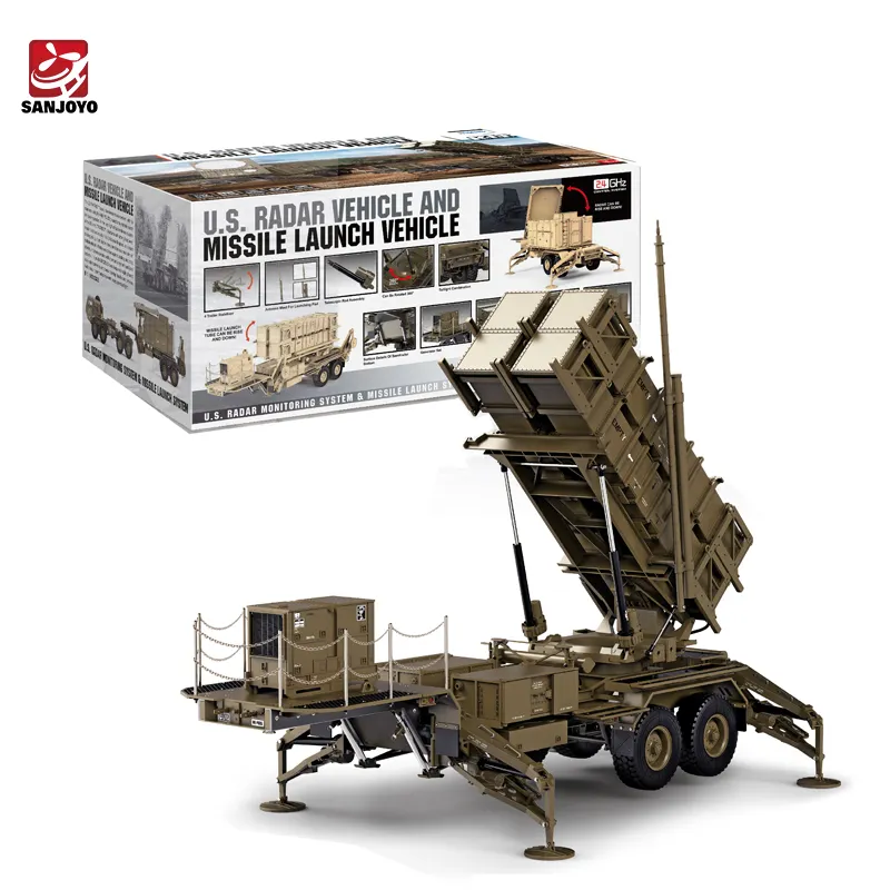 2021 Neues Design HG P805 Kit 1/12 Us Missile Militär fahrzeug Spielzeug DIY RC Car Model Kit für Erwachsene Hobby