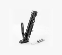 Béquille latérale universelle réglable en aluminium CNC pour moto, moto tout-terrain, vélo électrique, durable, pour le stationnement