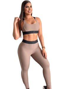 Conjuntos Deportivos de Lujo para Gimnasio y Fitness para Mujer con Sujetador Deportivo y Leggings Ropa para Correr Chándal Conjuntos de <span class=keywords><strong>Yoga</strong></span> - Product Image 3