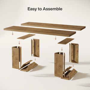 Maison traditionnelle salle à manger intérieure Table rectangulaire panneau en bois pur haut chambre café rectangulaire intérieur meubles de salle à manger - Product Image 6