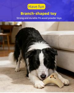 Jouet à mâcher pour chien innovant en forme de trépied, en matériau PA, sûr et non toxique, pour le nettoyage des dents et le massage des gencives - Product Image 4