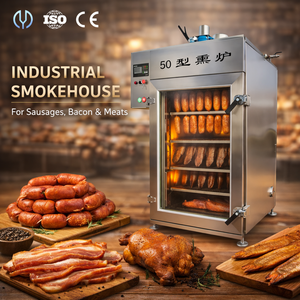 Machine à fumer la viande commerciale : Fumez efficacement la viande, les saucisses et le poisson pour les restaurants et les usines de transformation alimentaire - Product Image 1