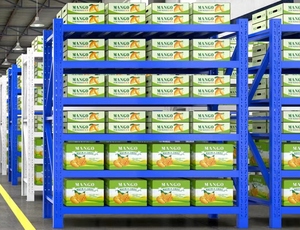 Rak penyimpanan logam industri gulungan panjang pabrik 6 tingkat 100kg rak gudang penyimpanan - Product Image 5