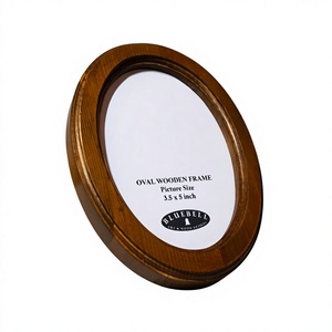Cadre photo en bois artisanal écologique, support d'image rustique naturel pour table, portraits de famille, souvenirs de mariage, décoration intérieure - Product Image 1