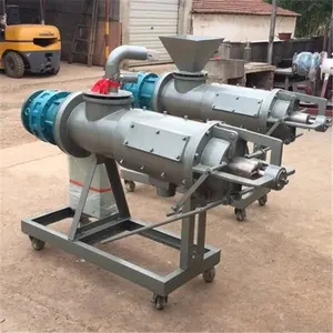 Commeral price pig/cow/chicken manure dung dehydrator machine, animal slurry dewater machine for sale