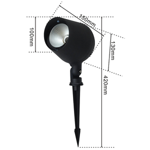 Projecteur LED COB extérieur IP65 pour aménagement paysager, usine, jardin, parc, pelouse, étanche et pratique - Product Image 2