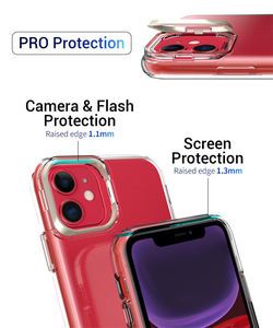 Étui de téléphone de luxe en métal Ultra mince pour <span class=keywords><strong>iPhone</strong></span> 11 <span class=keywords><strong>13</strong></span> 12 Mini 14 Plus 15 <span class=keywords><strong>Pro</strong></span> <span class=keywords><strong>Max</strong></span> étui transparent antichoc en TPU - Product Image 5