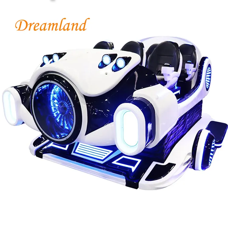 Dreamland Factory 9D VR 6 Seats Cinema Theater Roller Coaster Movies Virtual Reality VR Simulator