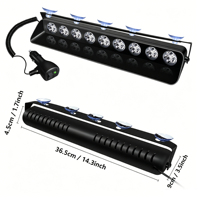 Nueva Luz Estroboscópica Delantera para Coche F27 con 27 LED y Ventosa, Luz de Pala, Luz de Limpieza, Luz Estroboscópica, Luz de Seguridad