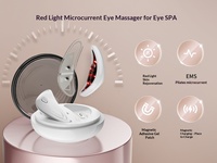 Appareil de beauté pour les yeux à micro-courant et compresse chaude, étanche, portable, à piles, pour raffermir et lifter la peau, et atténuer les cernes