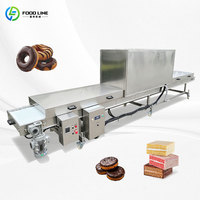Nouvelle machine à enrober et décorer les biscuits sandwichs au chocolat de différentes capacités