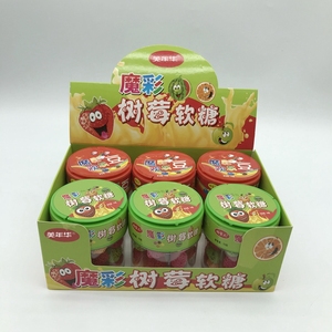 Wholesale <strong>Crazy</strong> Hair Shape Soft Edible Liquid Jam Candy <strong>Gummy</strong> Halal Fruit Flavored Jelly in Bottle Packaging - Product Image 4