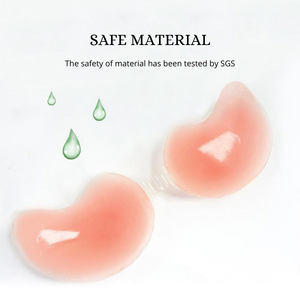 Sujetador Adhesivo Invisible Chuangyan para <span class=keywords><strong>Mujer</strong></span>, Lencería Sexy sin Tirantes, Reutilizable, con Forma de <span class=keywords><strong>Mango</strong></span>, de Silicona, para Adultos - Product Image 4