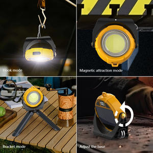 Lámpara solar portátil para trabajo en exteriores de funcionamiento prolongado y luz de emergencia a prueba de explosiones para senderismo con modo ambiental. - Product Image 6