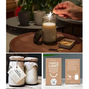 Bougie écologique à base d'huile recyclée, gadgets durables - Product Image 1